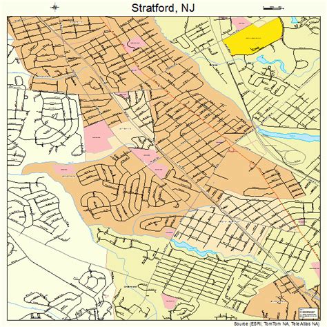 Stratford New Jersey Street Map 3471220