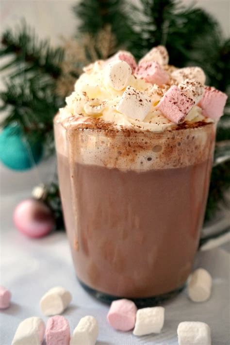 Hot Chocolate with Marshmallows and Cream - My Gorgeous Recipes