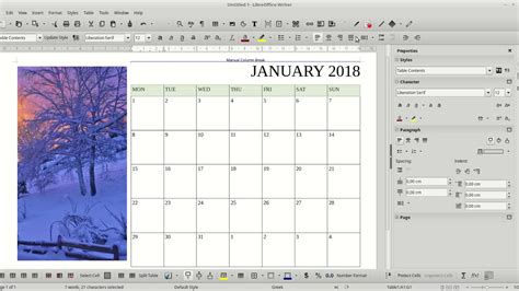 Calendrier 2022 Libreoffice Calc - Calendrier Juin