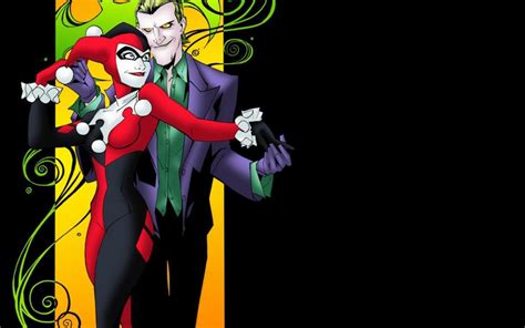 Joker, Harley Quinn, DC Comics, Man, Green Hair, Clown, Girl, Card ...