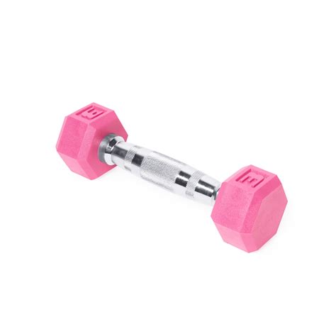 CAP Color Coated Hex Dumbbell, Pink, 3 lb - Walmart.com