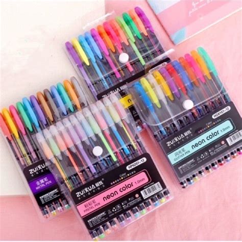 Zuixua 12 in 1 Neon Color Pen 1.0mm/Metal/Pastel/Highlighter | Shopee Philippines