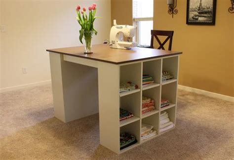 DIY Crafting Table and Storage Solutions