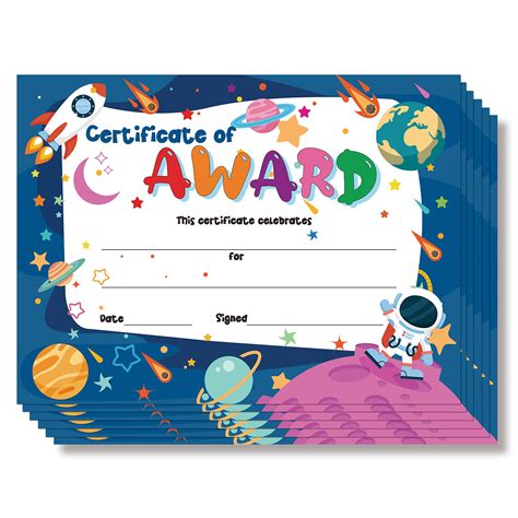 Certificate Of Achievement Template For Kids