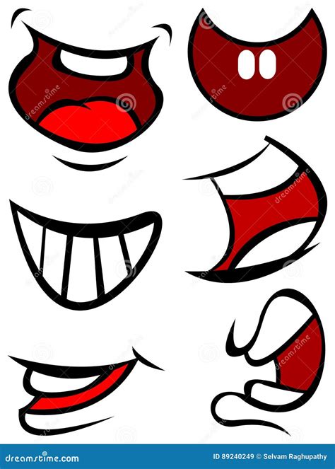 Funny Cartoon Mouths