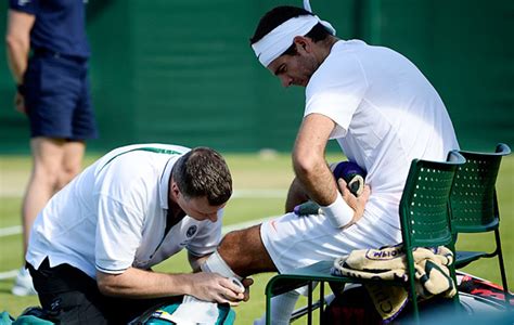 After fall, Juan Martin Del Potro concerned about knee, ankle injures ...