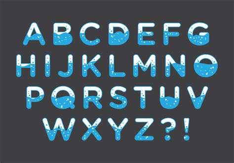 Water Font Vector - Download Free Vector Art, Stock Graphics & Images