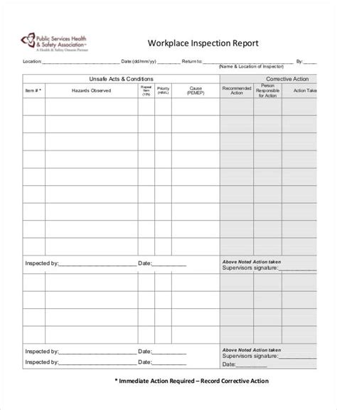 Inspection Report - 20+ Examples, Format, Pdf | Examples