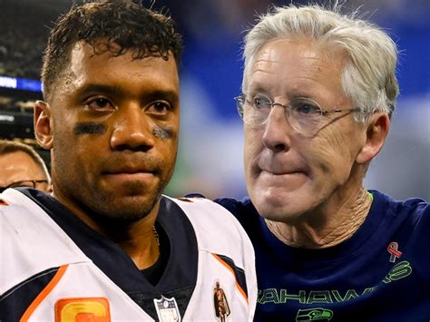 Russell Wilson Denies Wanting Pete Carroll Fired, Father Figure To Me