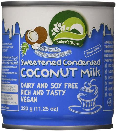 Nature's Charm Sweetened Condensed Coconut Milk, 11.25 Ounce (Pack of 6) by Nature's Charm ...