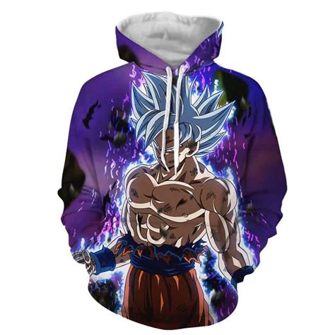 Dragon Ball Z Goku Perfected Ultra Instinct Form Hoodie