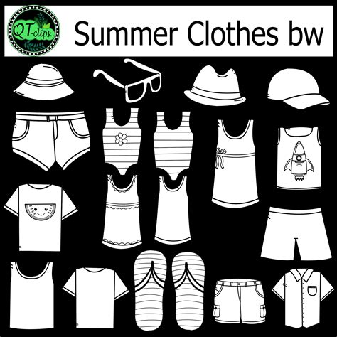 {Clipart} Summer Clothes - Juffrou Met Hart