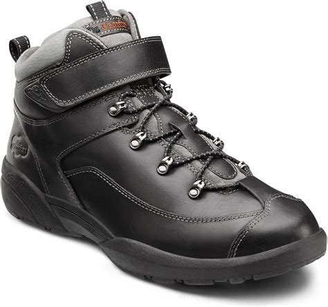 Amazon.com: Dr. Comfort Men's Ranger Black Diabetic Hiking Boots: Shoes