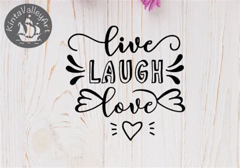 Live Laugh Love SVG Cricut Silhouette SVG Clipart Cutting - Etsy