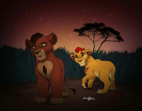 Kion and Kovu: Unexpected Meeting 3 by RFakonWolf on Deviantart | Lion king, Lion guard, Disney ...