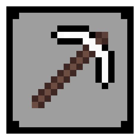 Minecraft Pixel Art Pickaxe, Pixel Art Transparent