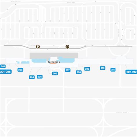 LA Ontario Airport Terminal 2 Map & Guide