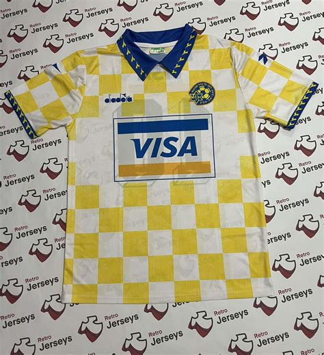 Maccabi Tel Aviv Shirt 1995-1996 Home - Retro Jersey, חולצה של מכבי תל ...