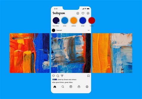 Free Instagram Post Mockup 2023 (PSD, AI)