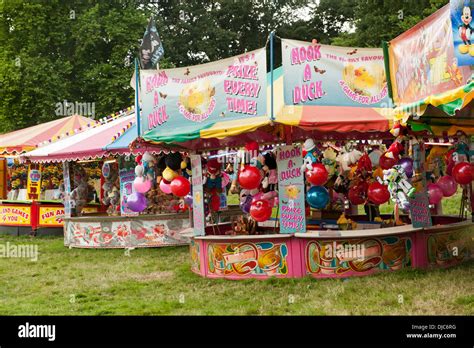 Fairground attractions at the Bristol Balloon Fiesta in Bristol ...