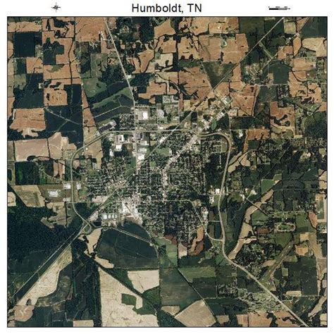 Aerial Photography Map of Humboldt, TN Tennessee