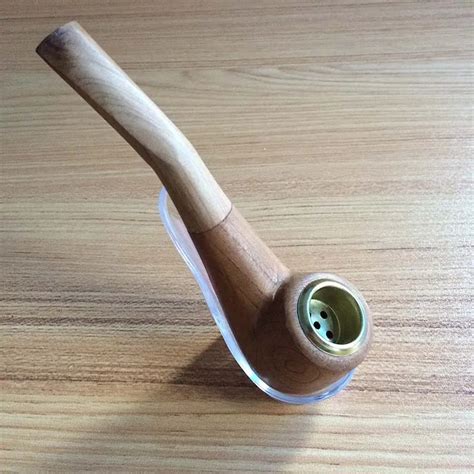 1pc Hot High grade Small natural handmade style smoking pipe wood tobacco weed pipes hookah ...