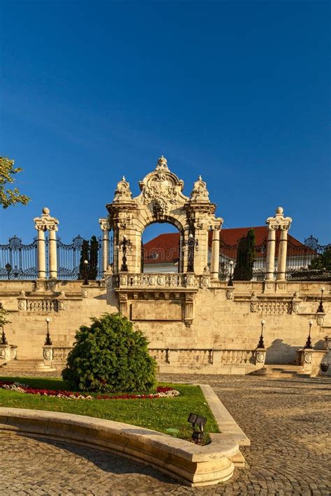 Buda castle garden stock image. Image of medieval, sunny - 58720313