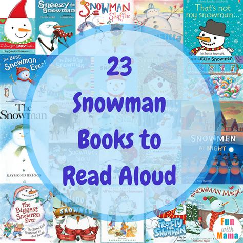 23 Read Aloud Snowman Books For Preschoolers - Fun with Mama