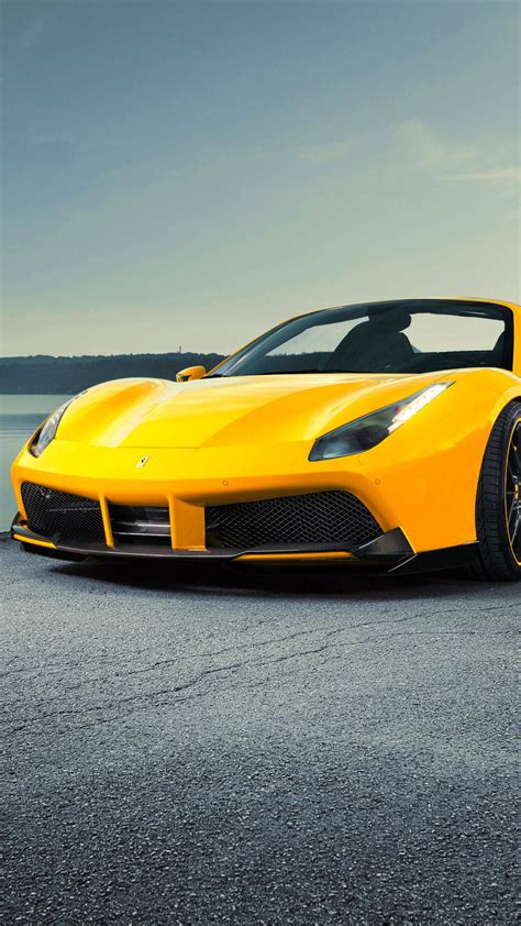 Download Exquisite Yellow Ferrari Wallpaper for iPhone Wallpaper ...