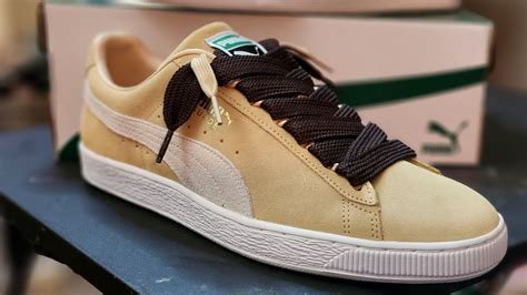 Basic: How to lace your Suede Pumas with Fat Laces - YouTube