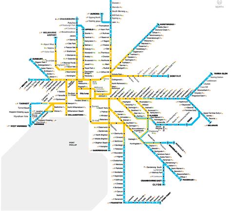 Melbourne ‘fantasy rail map’ | The Melbourne Urbanist