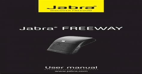 (Download PDF) JABRA FREEWAY MANUAL