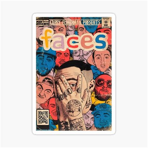 "Comic Mac Face Poster" Sticker for Sale by tajirulhans | Redbubble