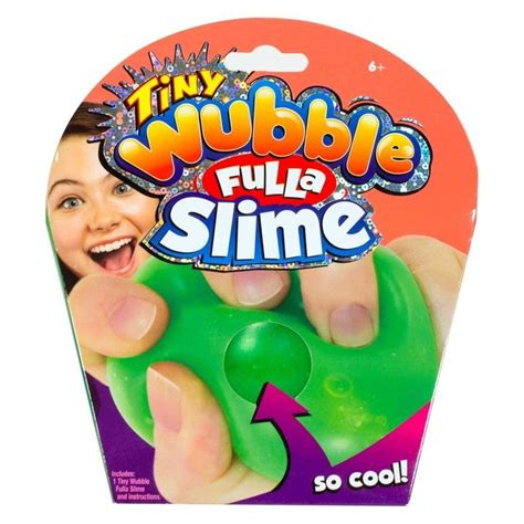 Shop Tiny Wubble Fulla Slime Tiny Wubble Fulla Slime is the new squishy, squashy Wubble Ball ...