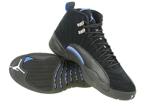 Air Jordan XII Retro - 'Nubuck' - Black - University Blue - Release Reminder - SneakerNews.com