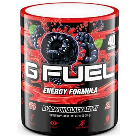 G Fuel Elite Energy and Endurance Powder Tub, Black on Blackberry, 40 Servings - Walmart.com ...