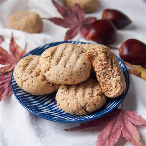 Gluten-free maple chestnut cookies - Caroline's Cooking