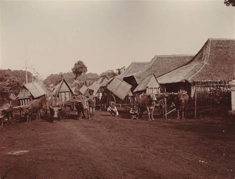 Indonesia Zaman Doeloe: Rombongan pedati di Padalarang, sekitar tahun 1874