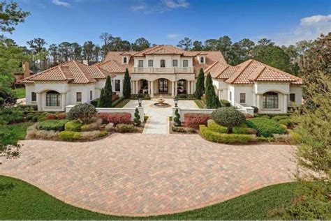 $5.35 Million Lakefront Mediterranean Mansion In Orlando, FL | Homes of ...