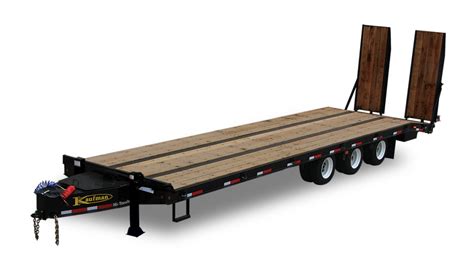 62000 GVWR Heavy Equipment Flatbed Trailer by Kaufman Trailers