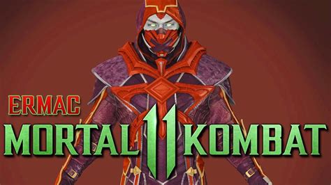 MORTAL KOMBAT 11 [FIRST LOOK] ERMAC MK11 SKIN DESIGN! [3D MODEL] MK 11 - YouTube