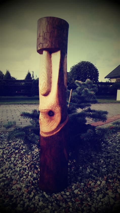 Wood carving. Ash