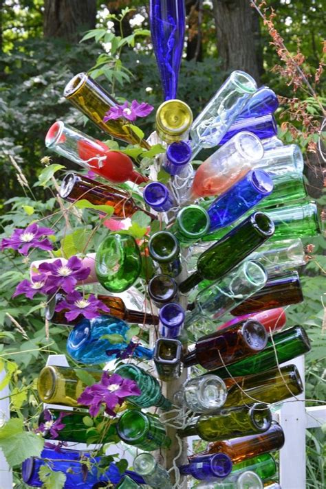 34 Incredible Backyard Ideas Using Empty Wine Bottles | Wine bottle diy crafts, Wine bottle ...