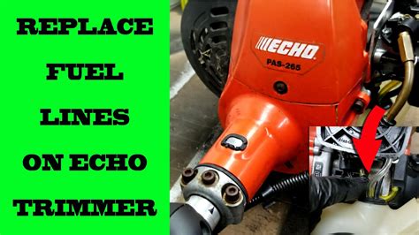 How To Replace Fuel Lines On Echo Trimmer - YouTube