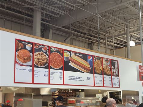 Costco Food Court Menu