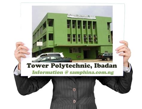 List of Courses Offered in Tower Polytechnic, Ibadan – Samphina Academy