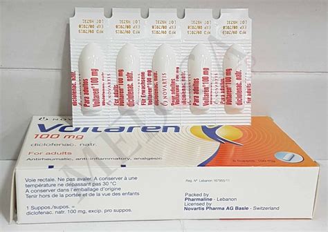 Medica RCP |Voltaren Suppositories 100mg | Indications | Side Effects ...