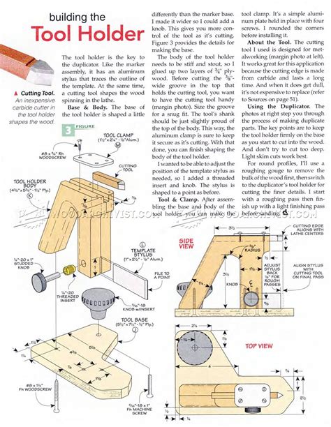 DIY Wood Lathe Duplicator • WoodArchivist