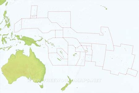 Oceania Maps – Freeworldmaps.net