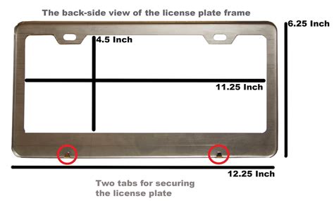 Germany German Flag License Plate Frame Chrome Stainless - Etsy